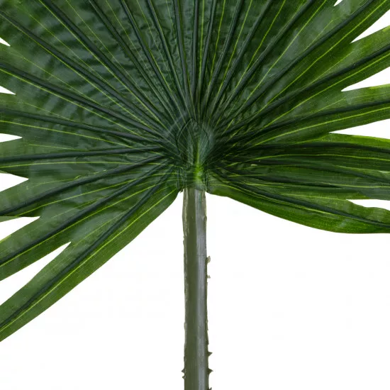 GloboStar® Artificial Garden SERENOA PALM LEAF 20174 Τεχνητό Διακοσμητικό Φύλο Φοινικόδεντρου Σερενόα Βεντάλια Π90 x Υ170cm