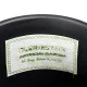 GloboStar® Artificial Garden ELAFONISOS 20447 Πήλινο Κεραμικό Κασπώ Γλάστρα - Flower Pot Μαύρο με Χρυσό Φ20cm x Υ20cm