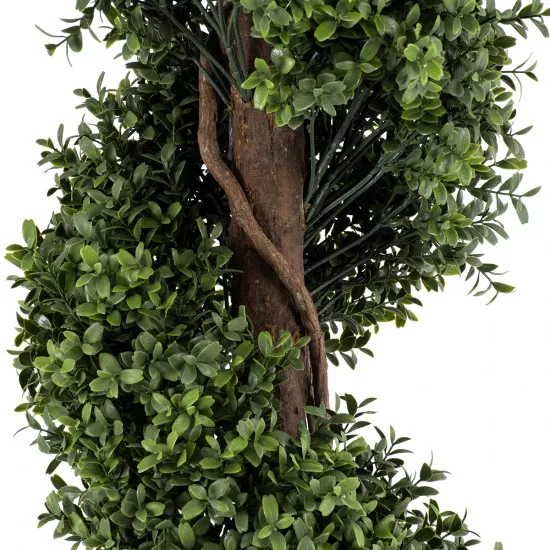 GloboStar® Artificial Garden BUXUS SPIRAL 20401 Τεχνητό Διακοσμητικό Φυτό Σπιράλ Πυξός Υ150cm