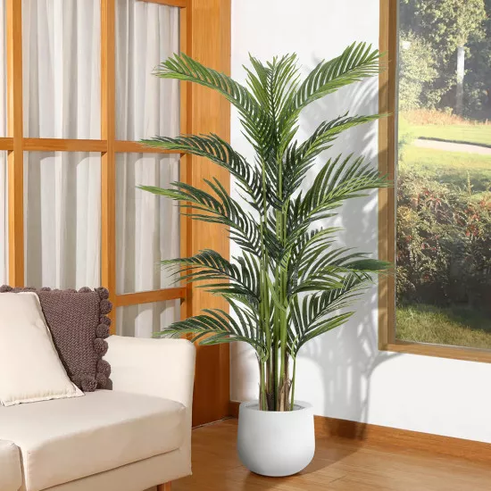 GloboStar® Artificial Garden ARECA PALM TREE 20419 Τεχνητό Διακοσμητικό Φυτό Φοινικόδεντρο Αρέκα Υ150cm