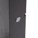 GloboStar® MAKEUP MIRROR-80x80-2 Μοντέρνος Καθρέπτης Μακιγιάζ με Πλαίσιο Φυσικού Ξύλου με Διακόπτη On/Off 12 x E27 AC220-240V - Μ80 x Π7 x Υ80cm - Καφέ Wenge