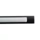 GloboStar® MIRA 60432 Μοντέρνο Φωτιστικό Τοίχου - Απλίκα Καθρέπτη Μπάνιου - Πίνακα LED 12W 1400lm 120° AC 220-240V IP44 Μ60 x Π20 x Υ13cm - Φυσικό Λευκό 4500K - Μαύρο - 3 Years Warranty